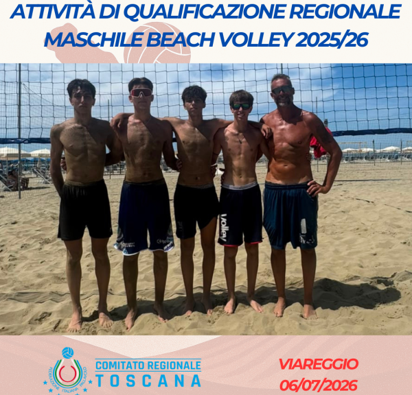 Attività di Qualificazione Regionale Beach Volley Maschile 2025/26